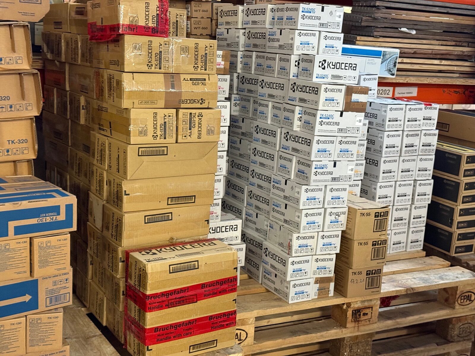 Refurbishing printing and copying equipment in the workshop